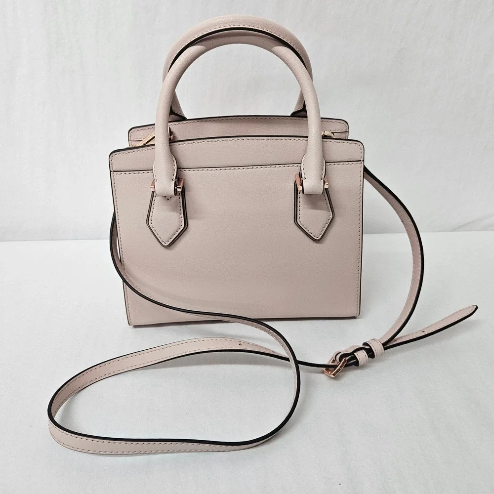 Michael Kors Mott Medium Messenger Crossbody Bag 35T0ROXM2L Pink Rose Gold